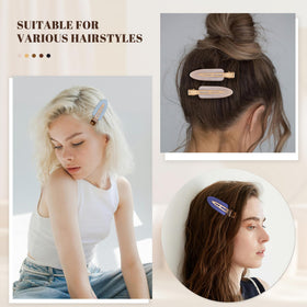 Close-up of Cptots hair clips showing material texture