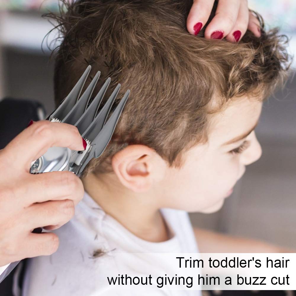 Close-up of CR8GR8 Hair Clipper Guards fitting