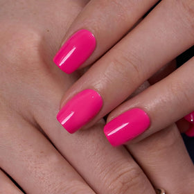 Close-up of CurvLife Press on Nails showing glossy finish