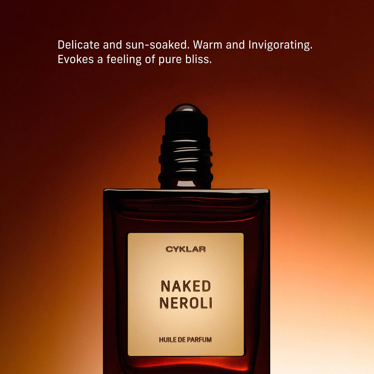 Close-up of CYKLAR Naked Neroli roll-on applicator