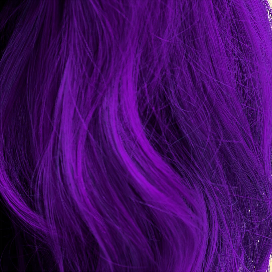 Close-up of Danger Jones Semi-Permanent Hair Color Masquerade Purple tube