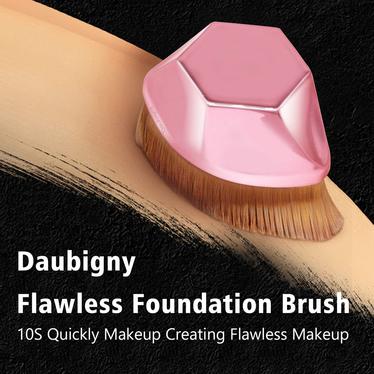 Close-up of Daubigny Foundation Brush bristles