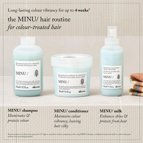 Close-up of Davines MINU shampoo texture