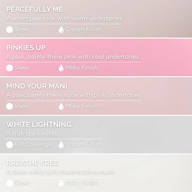 Close-up of Dazzle Dry lacquer in White Lightning, stark white