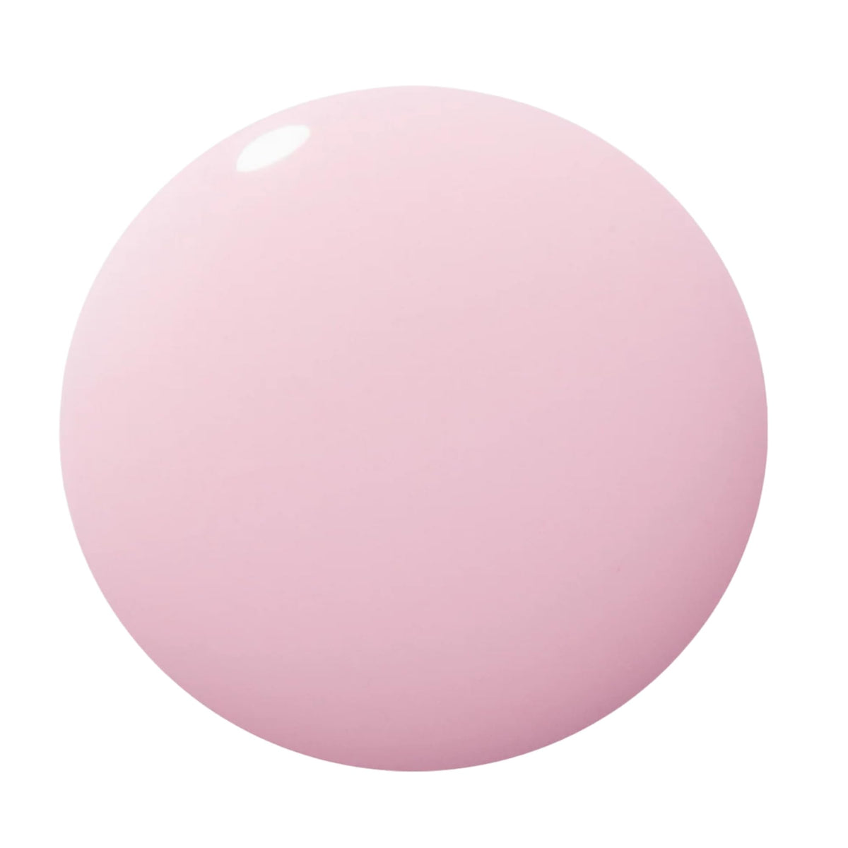 Close-up of Dazzle Dry Yoga Mama Lacquer bottle with light chalky bubblegum pink colour