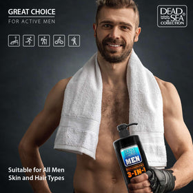 Close-up of Dead Sea minerals in body wash