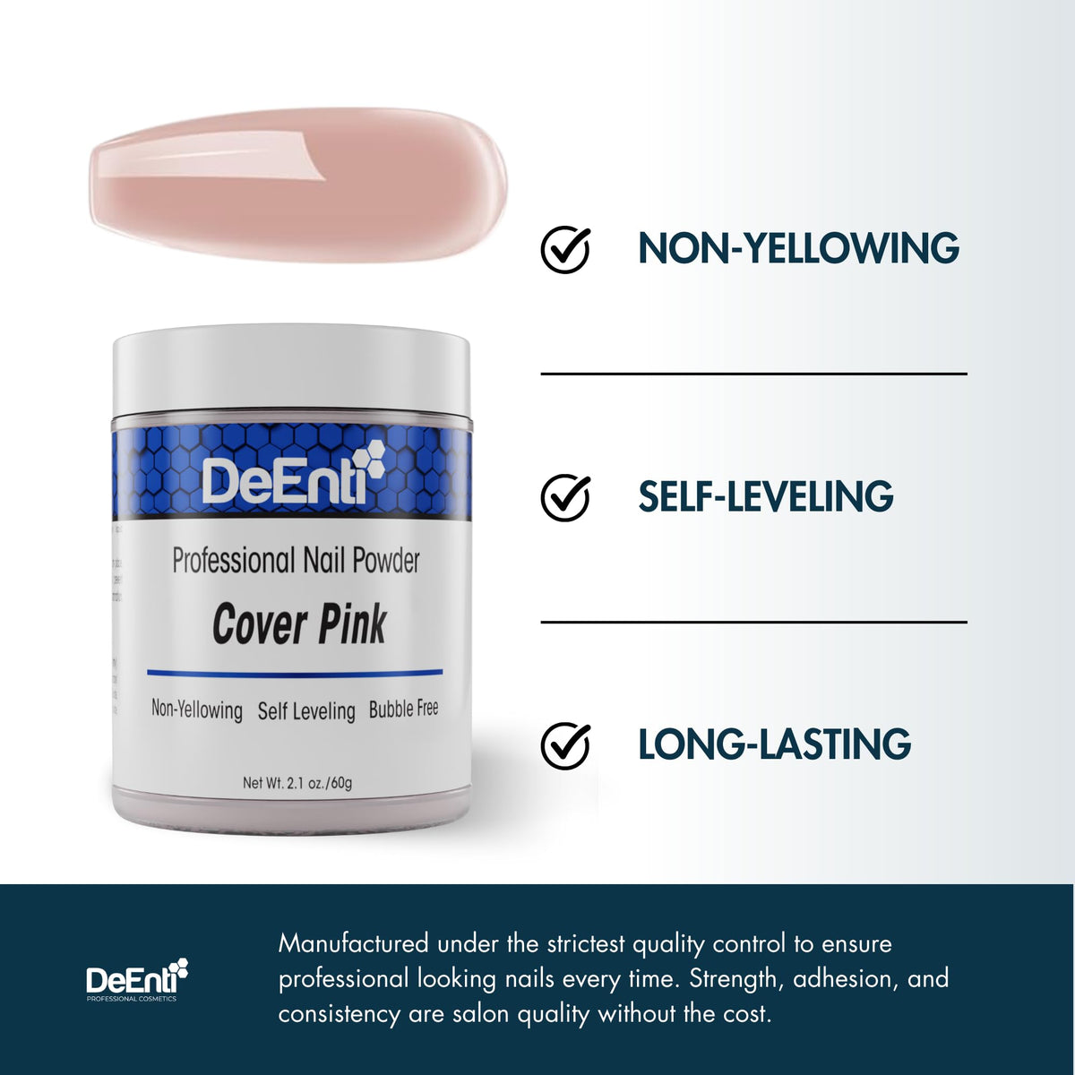 Close-up of DeEnti Acrylic Nail Powder texture