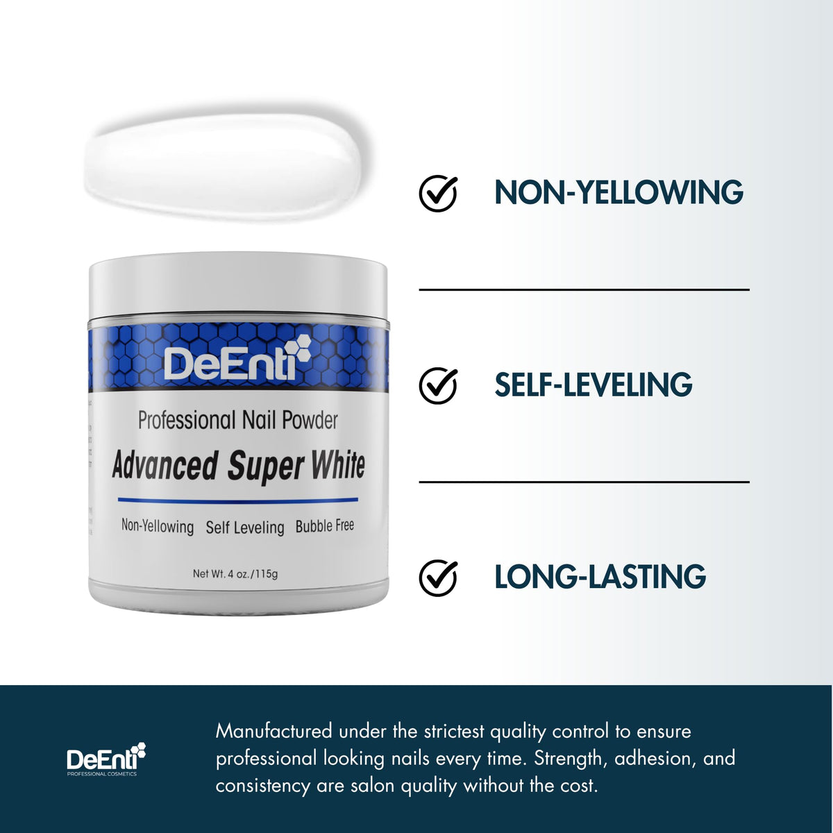 Close-up of DeEnti Acrylic Nail Powder texture