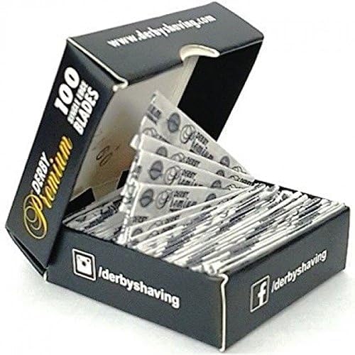 Close-up of Derby Single Edge Razor Blade