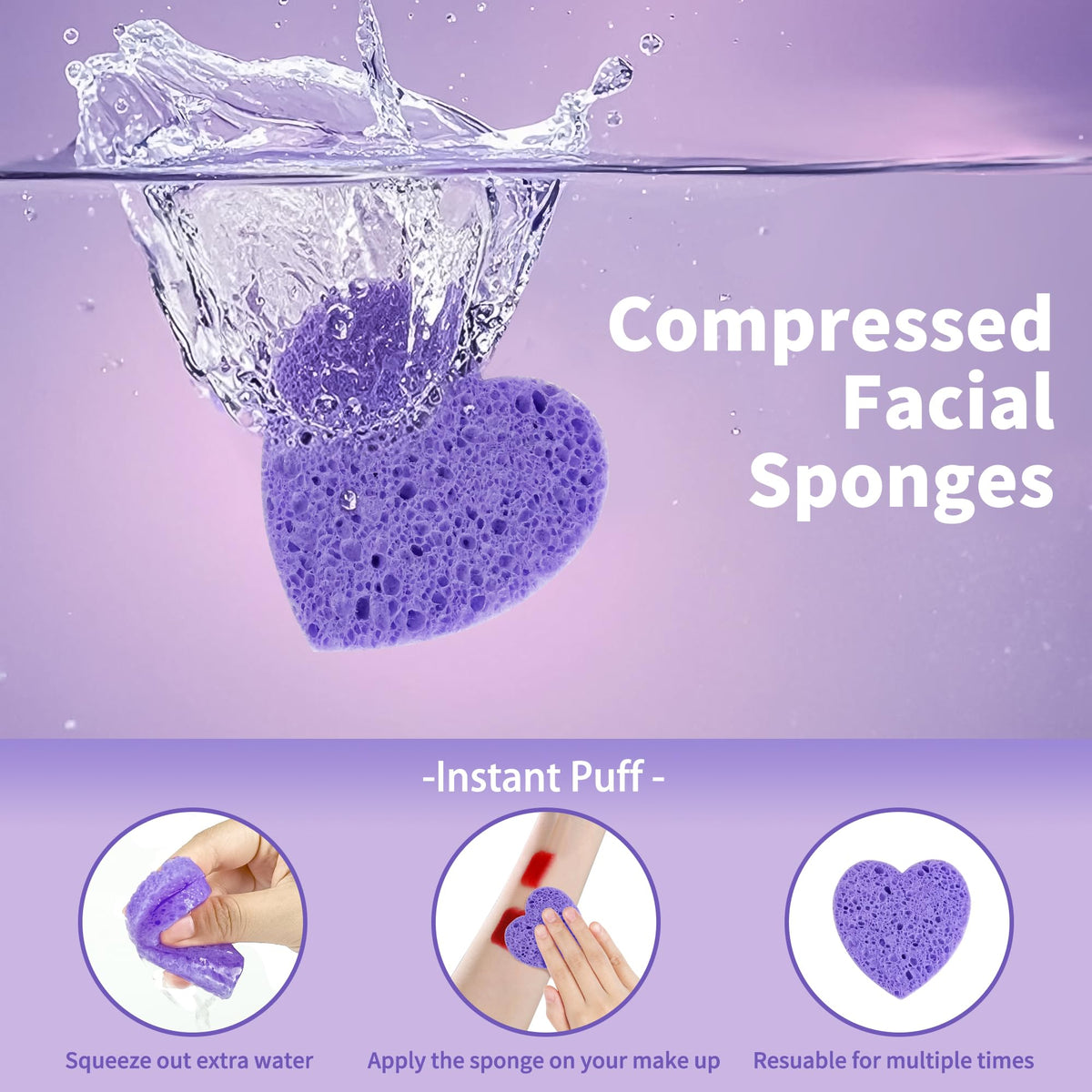 close-up of derloyo compressed facial sponge showing texture