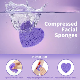 close-up of derloyo compressed facial sponge showing texture
