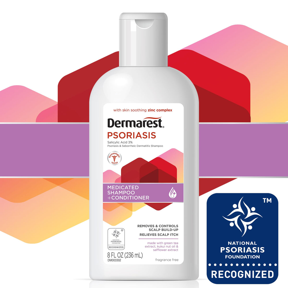 Close-up of Dermarest Psoriasis Conditioner texture