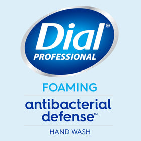 Close-up of Dial Antibacterial Hand Wash foaming pump