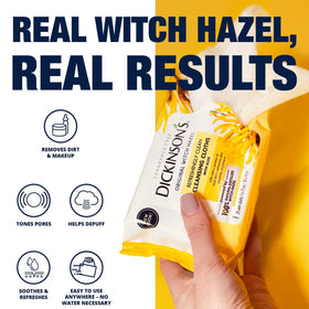 Close-up of Dickinson's Witch Hazel Cleansing Cloths texture