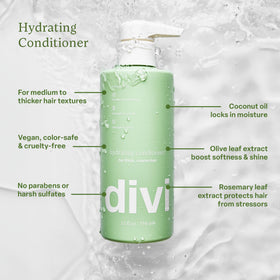 Close-up of Divi Hydrating Conditioner texture