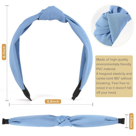 Close-up of DiyJibb headband with classic twist knot
