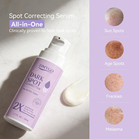 Close-up of DMYGO Dark Spot Remover Serum texture on skin