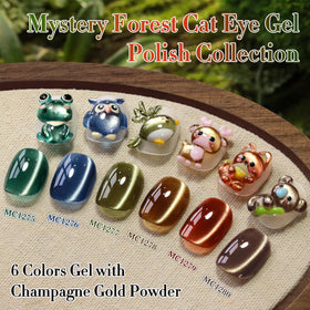 Close-up of Double Rhythm Gel Nail Polish bottles