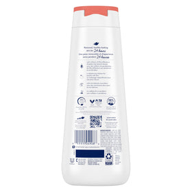 Close-up of Dove Body Wash texture and consistency