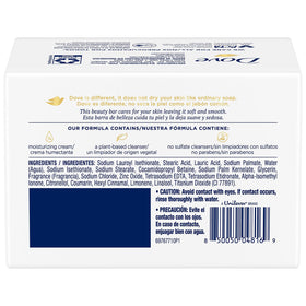 Close-up of Dove Original soap bar texture