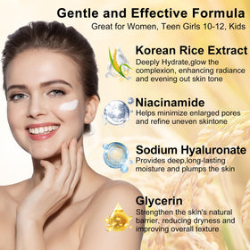 Close-up of DOYEEWO rice water facial cleanser