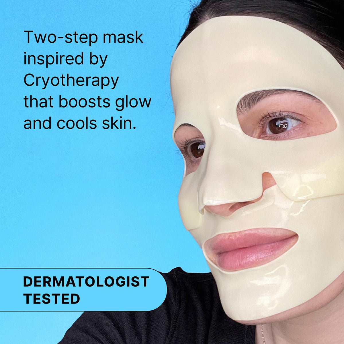 Close-up of Dr.Jart+ Cryo Rubber Brightening Face Mask ampoule