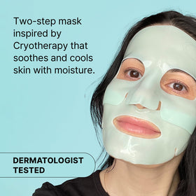 Close-up of Dr.Jart+ Cryo Rubber Face Mask showing the ampoule