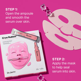 Close-up of Dr.Jart+ Cryo Rubber Firming Face Mask texture