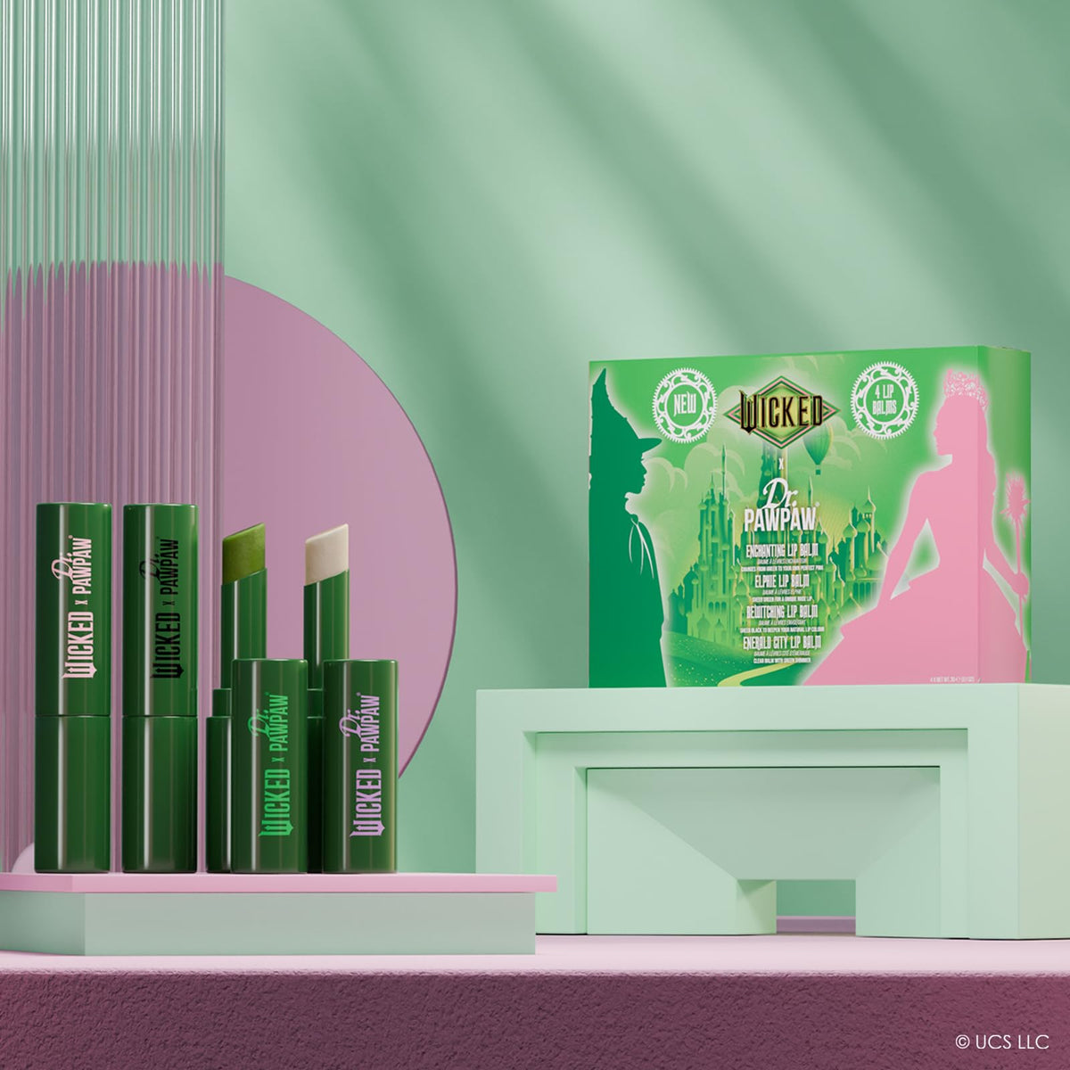 Close-up of Dr. PAWPAW Elphaba balm in Enchanting shade