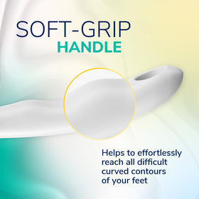 Close-up of Dr. Scholl's foot file's nano glass surface