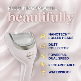 Close-up of Dr. Scholl's Pedi Perfect Electric Foot Callus Remover roller head