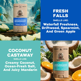 Close-up of Dr. Squatch deodorant texture