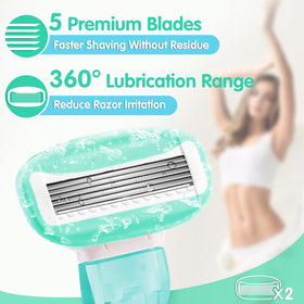 Close-up of DreamGenius Travel Razor blades
