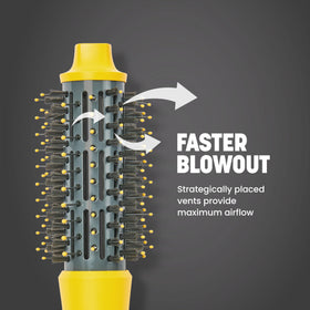 Close-up of Drybar The Half Shot brush bristles