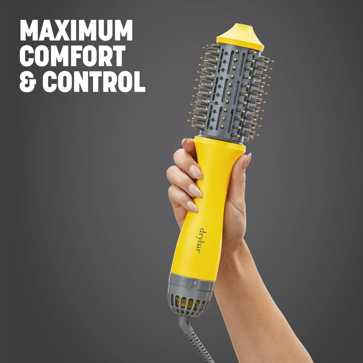 Close-up of Drybar The Single Shot Blow-Dryer Brush bristles