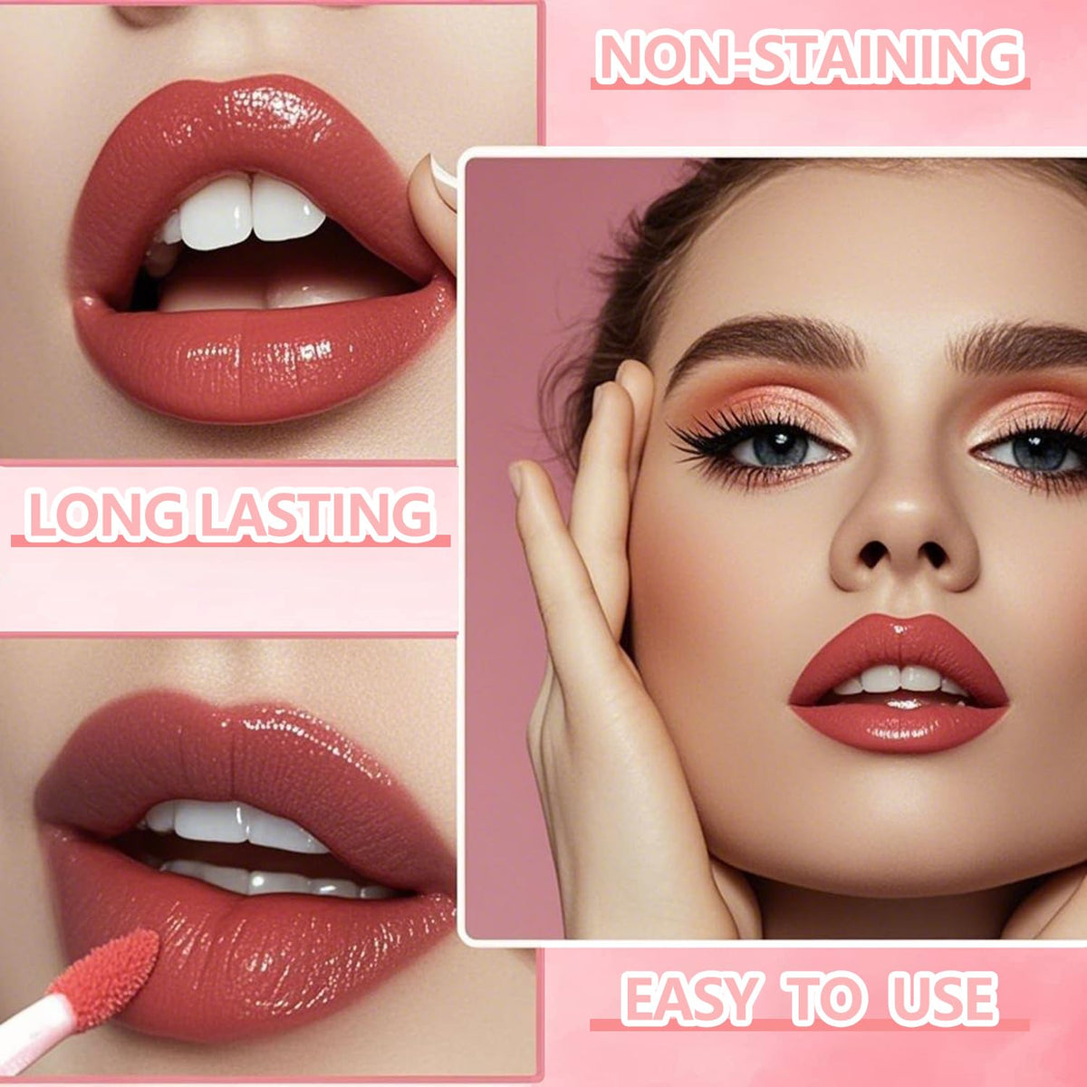 Close-up of Eakroo Lip Tint Stain applicator