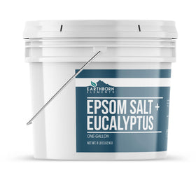 Close-up of Earthborn Elements Eucalyptus Epsom Salt texture