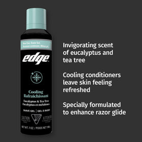 Close-up of Edge Shaving Gel texture
