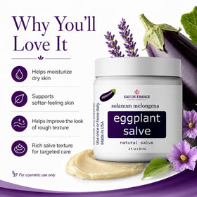 Close-up of Eggplant Salve texture