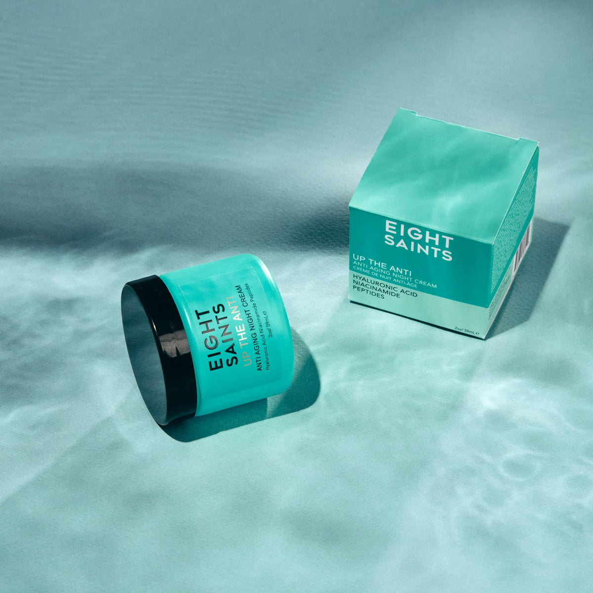 Close-up of Eight Saints Up the Anti Night Cream texture