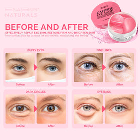Close-up of Enaskin Naturals Under Eye Patches packaging