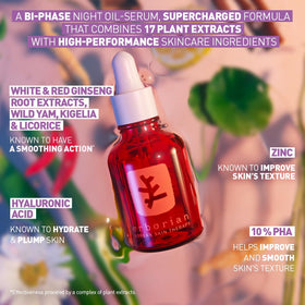 Close-up of Erborian Skin Therapy Bi-Phase Night Oil-Serum texture