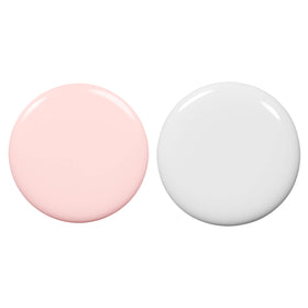 Close-up of essie Ballet Slippers sheer pink nail polish bottle