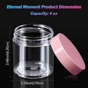 Close-up of Eternal Moment 4 OZ jar with screw-on lid