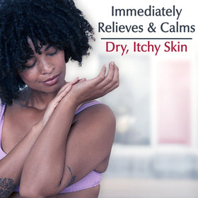 Close-up of Eucerin Skin Calming Itch Relief Body Lotion pump