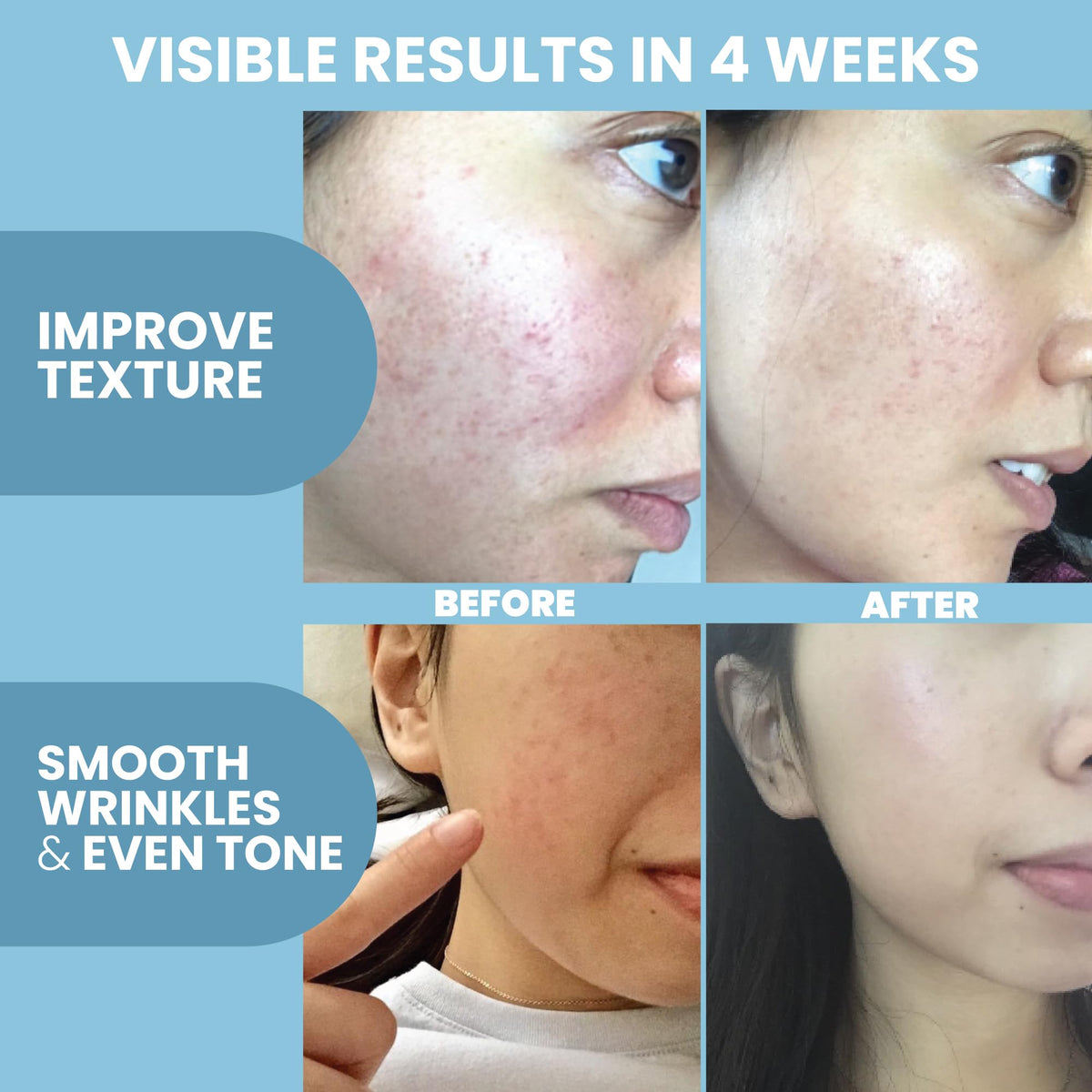 Close-up of Eva Naturals Collagen Peptide Serum texture
