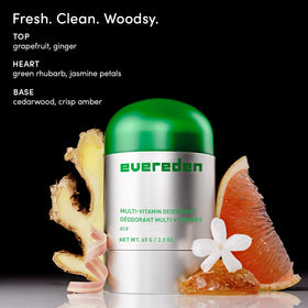 Close-up of Evereden Kids Deodorant stick with cap off