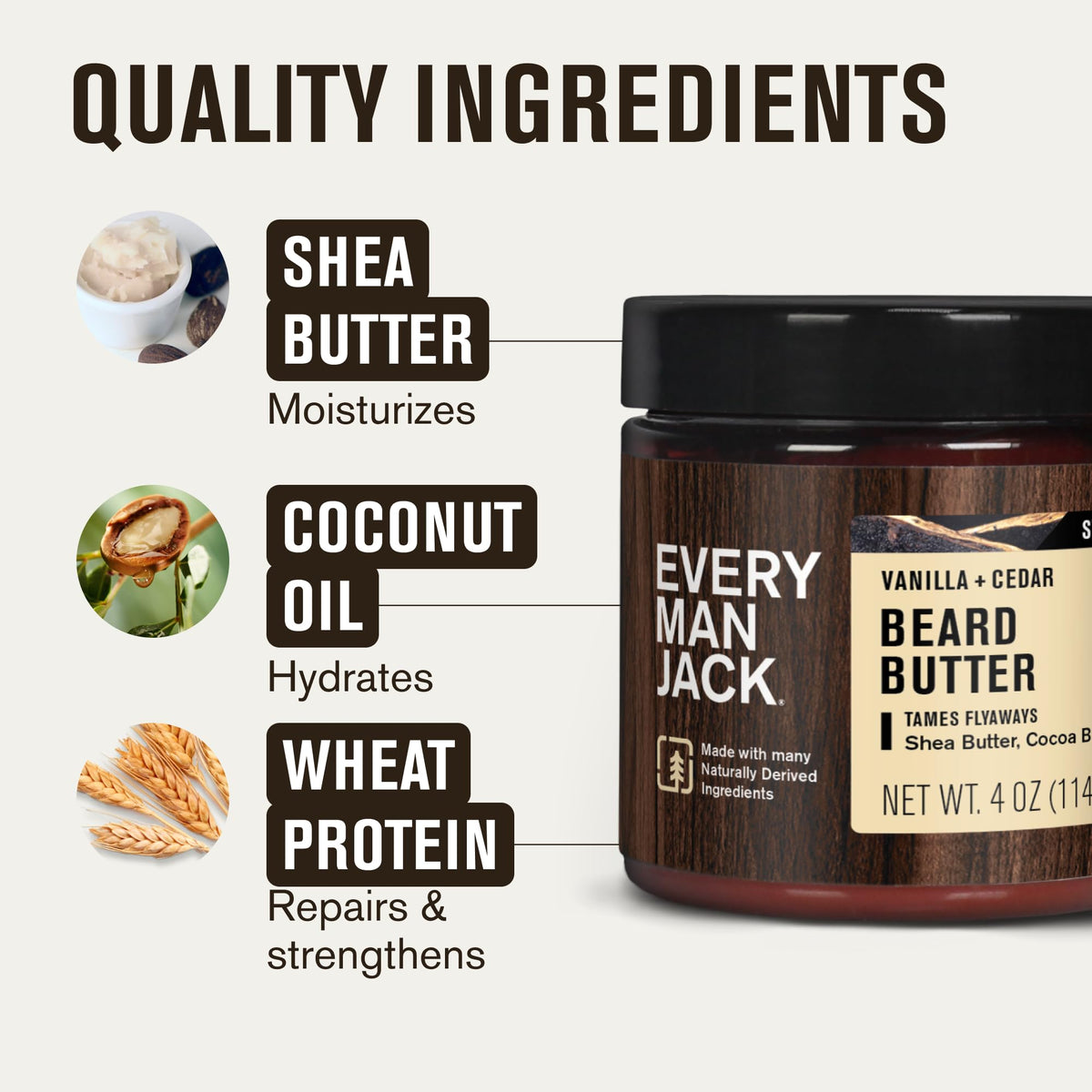 Close-up of Every Man Jack Beard Butter texture