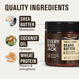Close-up of Every Man Jack Beard Butter texture