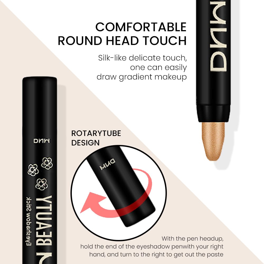 Close-up of evpct Cream Eye Shadow Stick showing texture